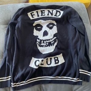 Misfits “fiend club” cardigan